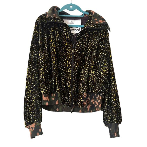 VIVIENNE WESTWOOD Wilma Leopard Bomber Jacket NWT Sz 40 (US 4)‎ - Picture 5 of 8